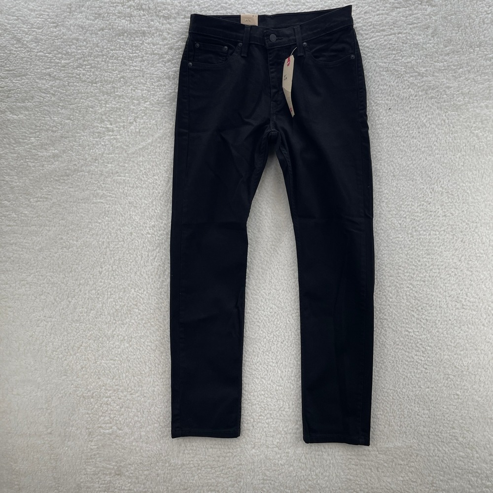 Levis 511 Jeans Mens 30x30 Black Slim Fit Stretch Denim Casual Grunge Goth NEW